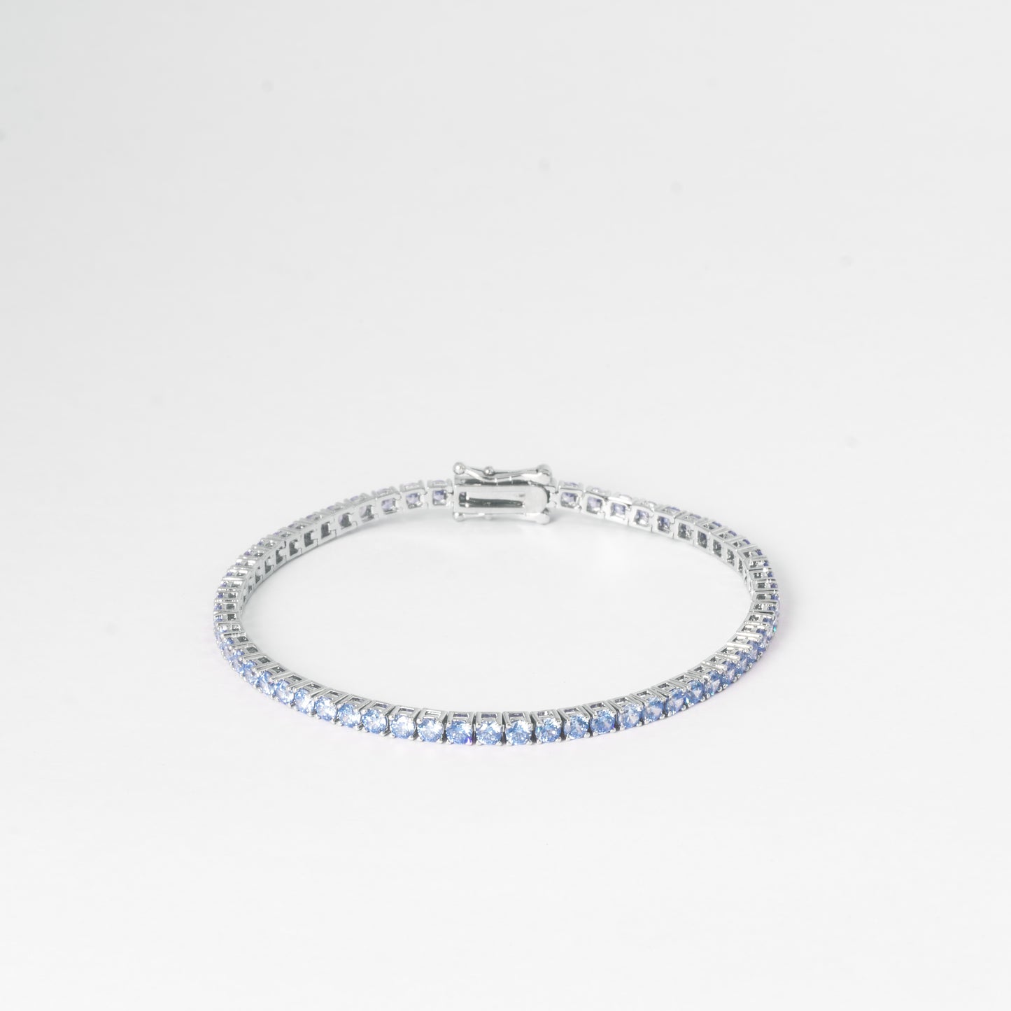 3MM TENNIS BRACELET- SKY BLUE