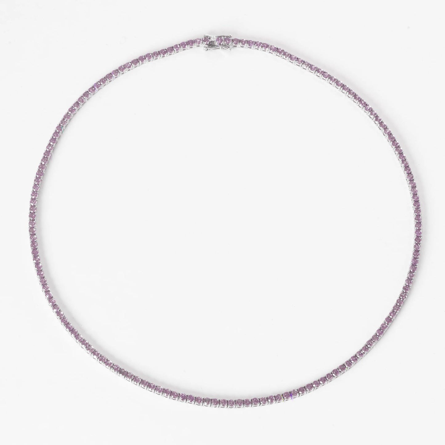3MM TENNIS CHOKER - PURPLE