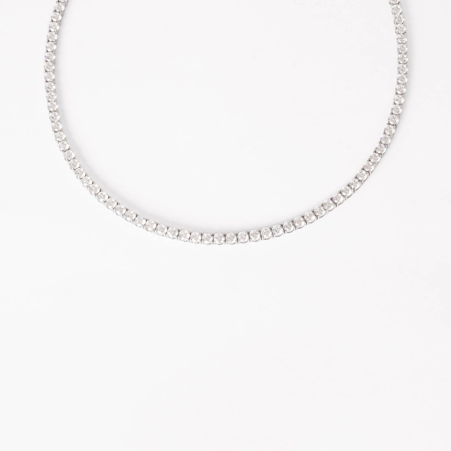 5MM TENNIS CHAIN-WHITE