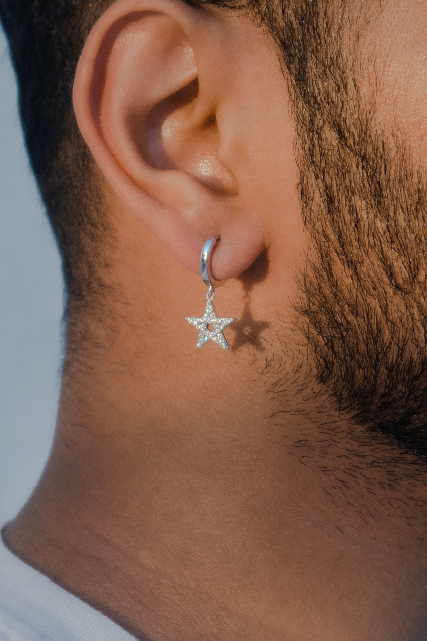 ICED STAR EARRING