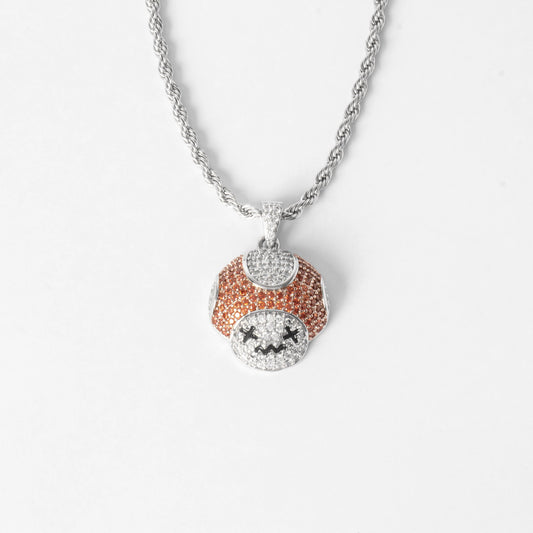 ICED DRUNK TOAD PENDANT - RED