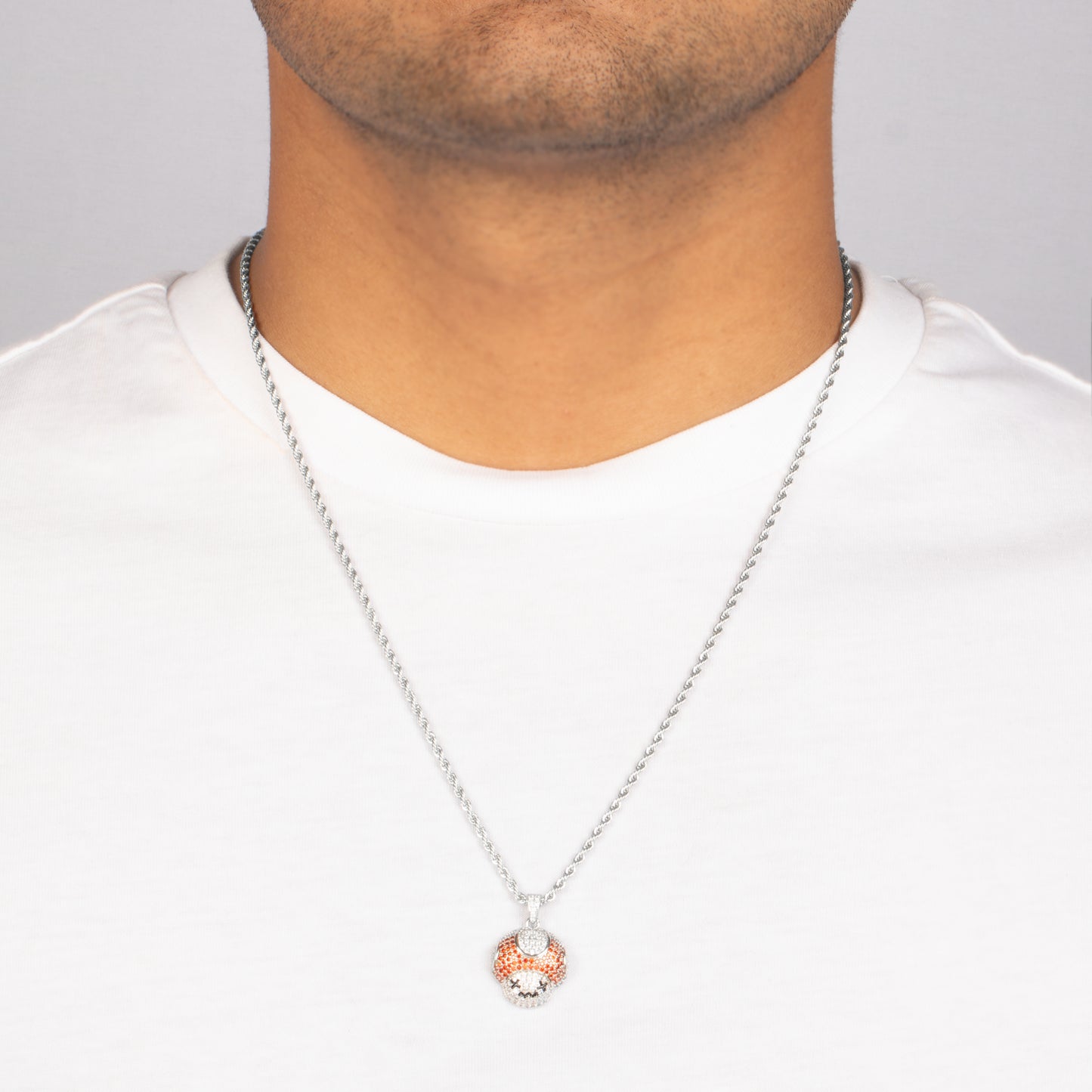 ICED DRUNK TOAD PENDANT - RED