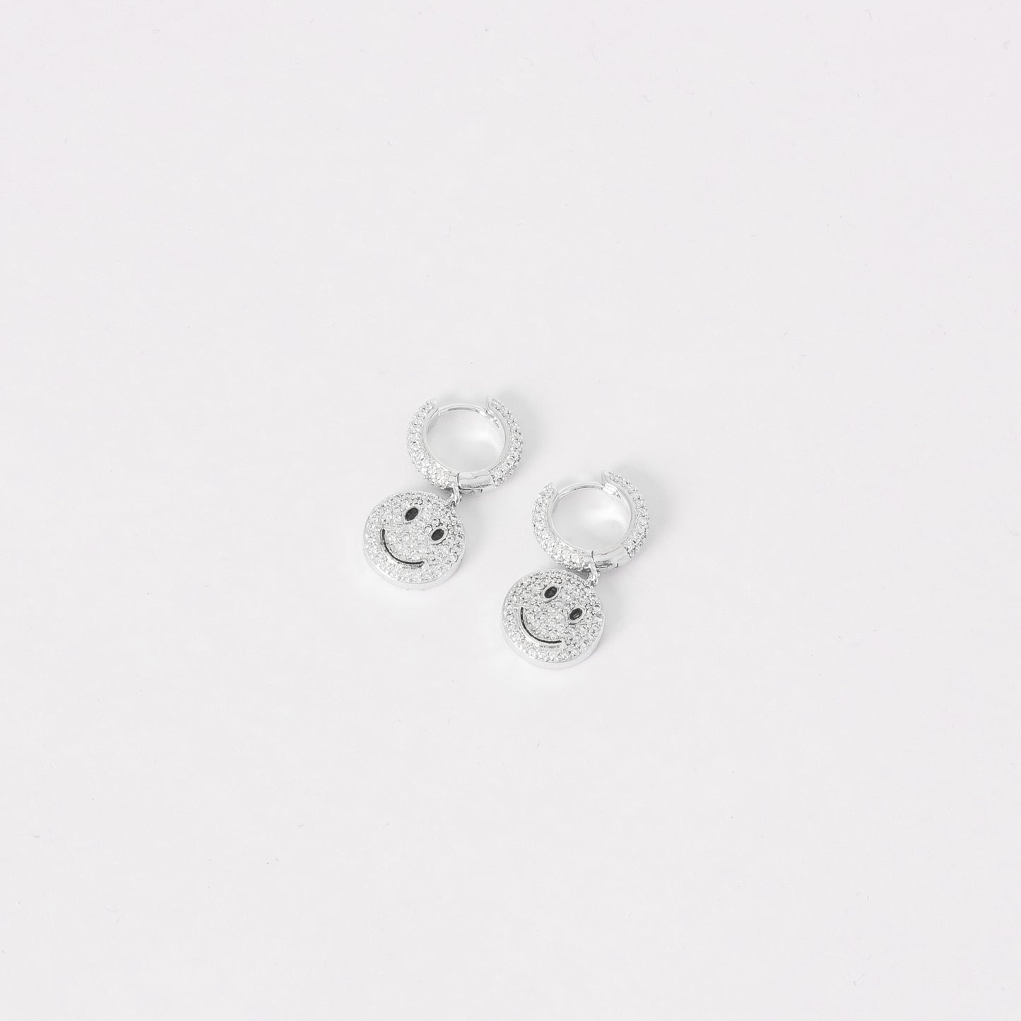 ICED FACE MOTIF EARRING