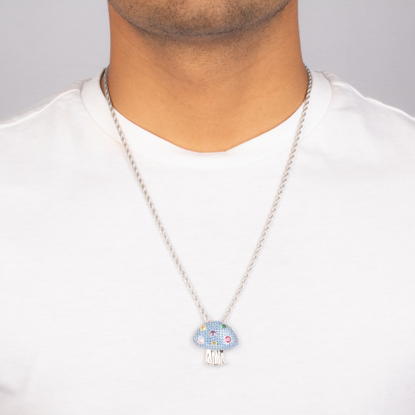 ICED MAGIC MUSHROOMS PENDANT