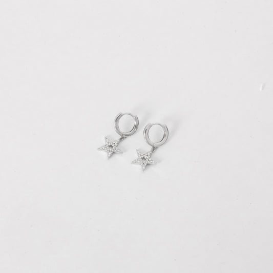 ICED STAR EARRING