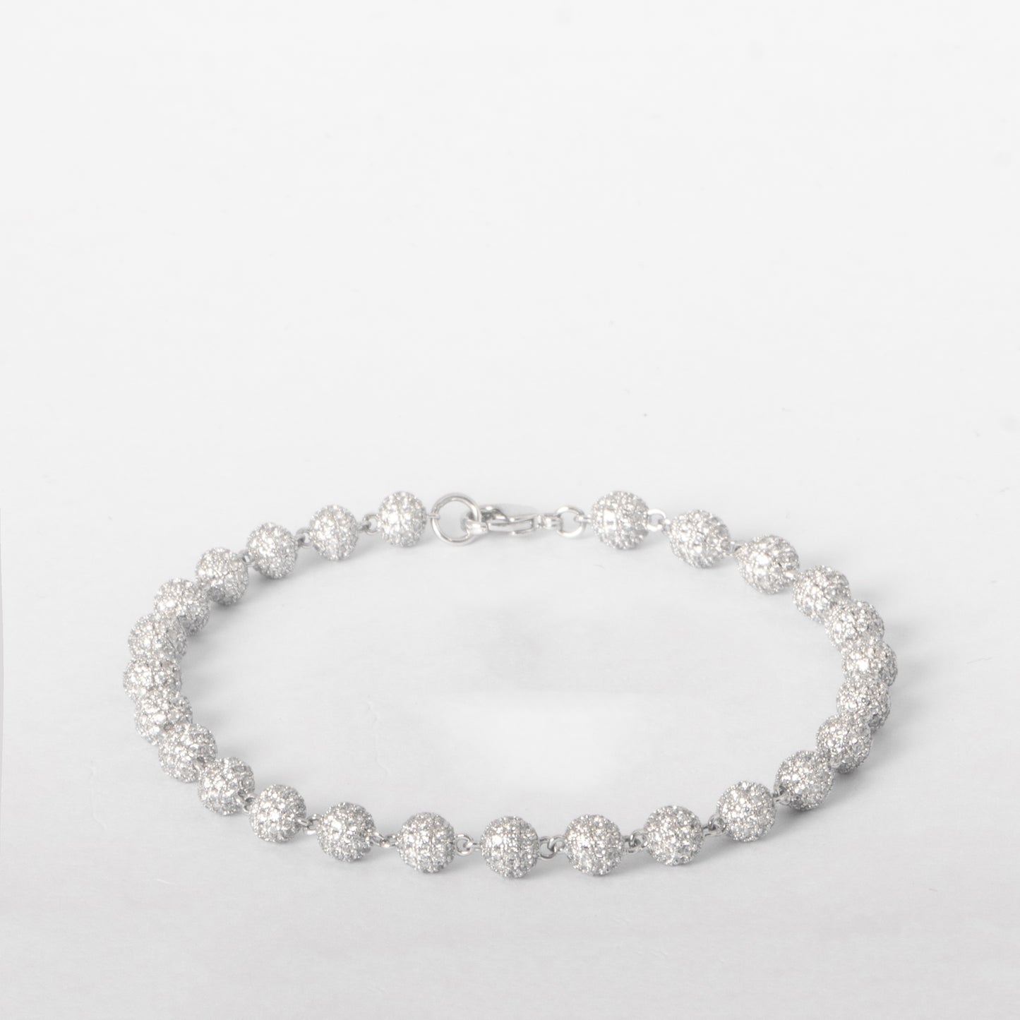 SLEEK ICED BALL BRACELET