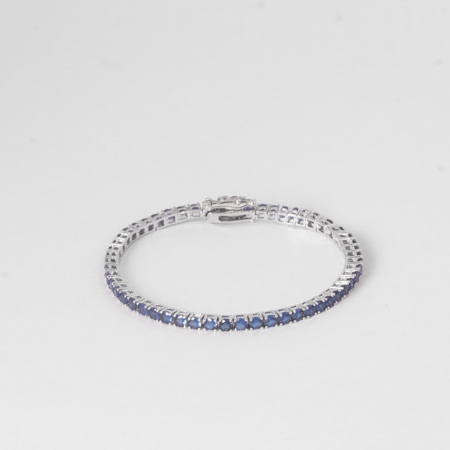 3MM TENNIS BRACELET-DEEP BLUE