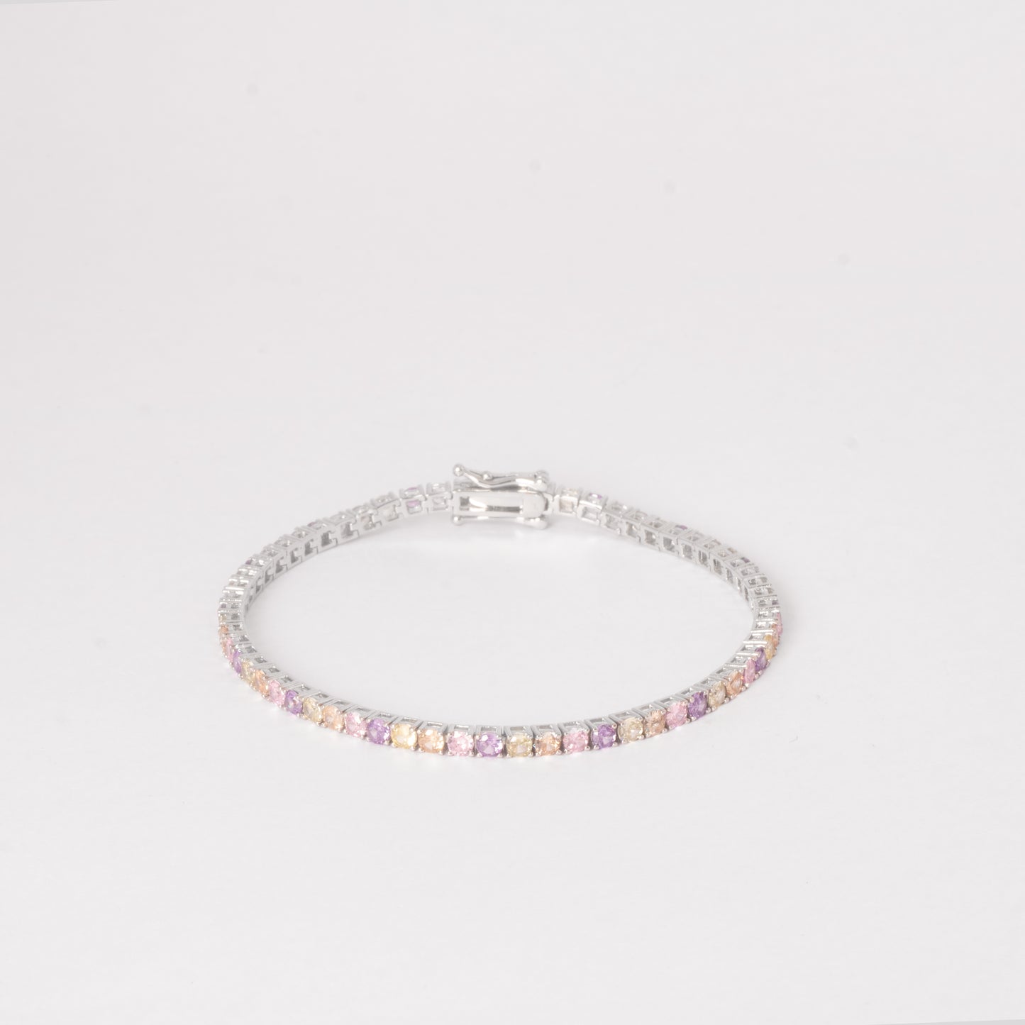 3MM TENNIS BRACELET- PASTEL