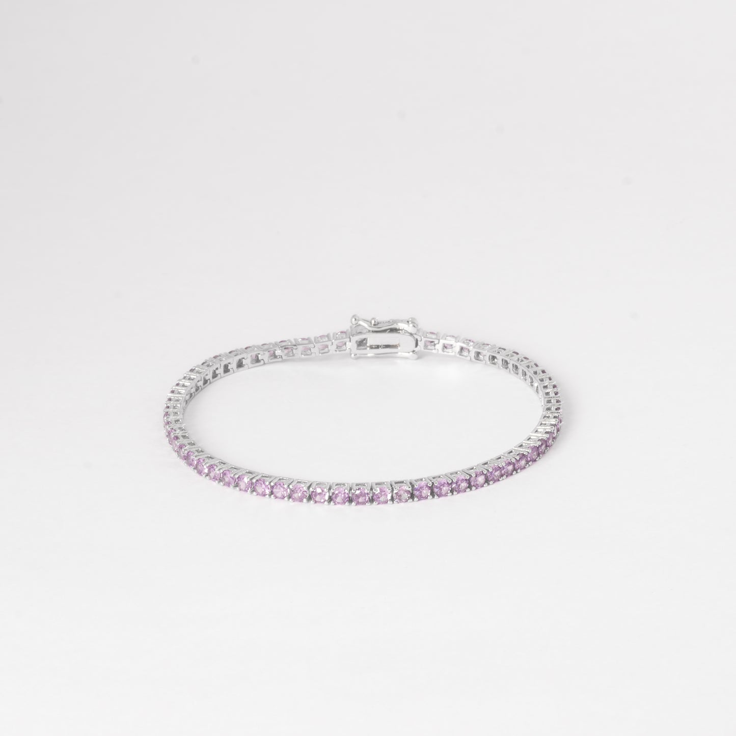 3MM TENNIS BRACELET- PURPLE