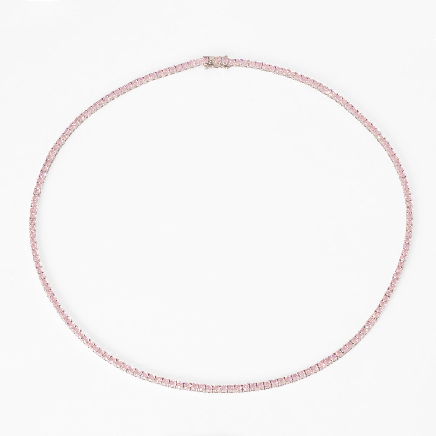 3MM TENNIS CHAIN-PINK