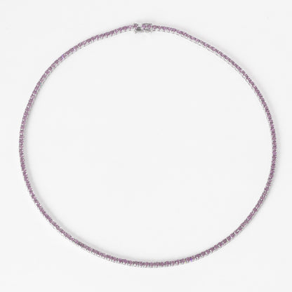 3MM TENNIS CHAIN - PURPLE