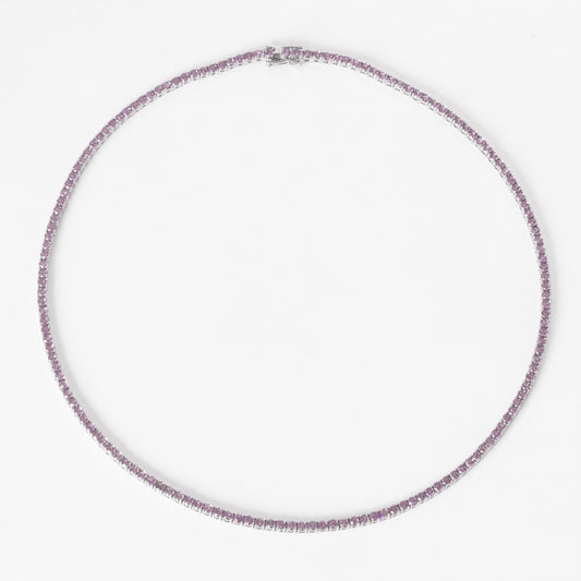 3MM TENNIS CHAIN - PURPLE