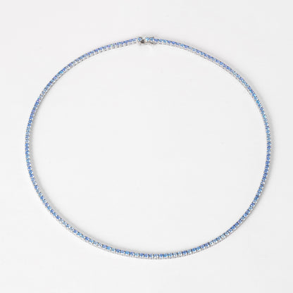 3MM TENNIS CHAIN - SKY BLUE