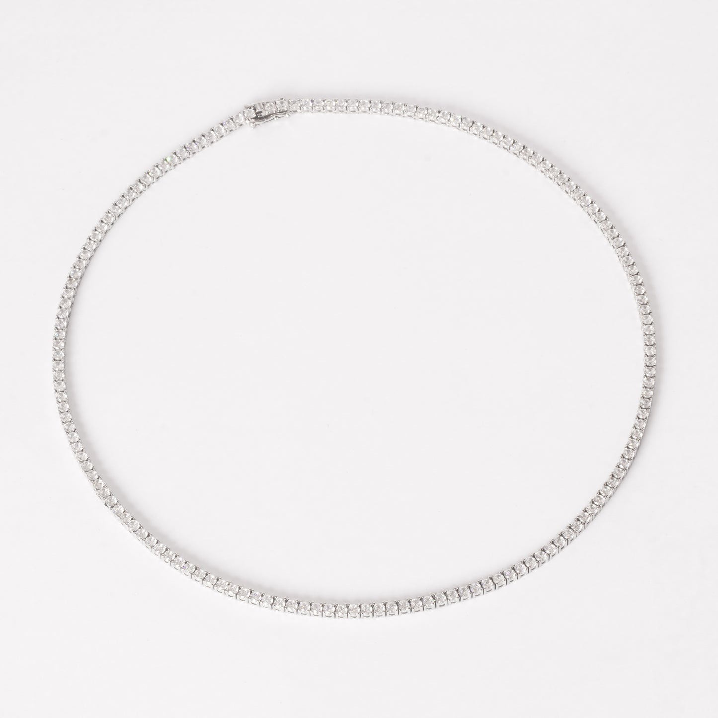 3MM TENNIS CHAIN - WHITE